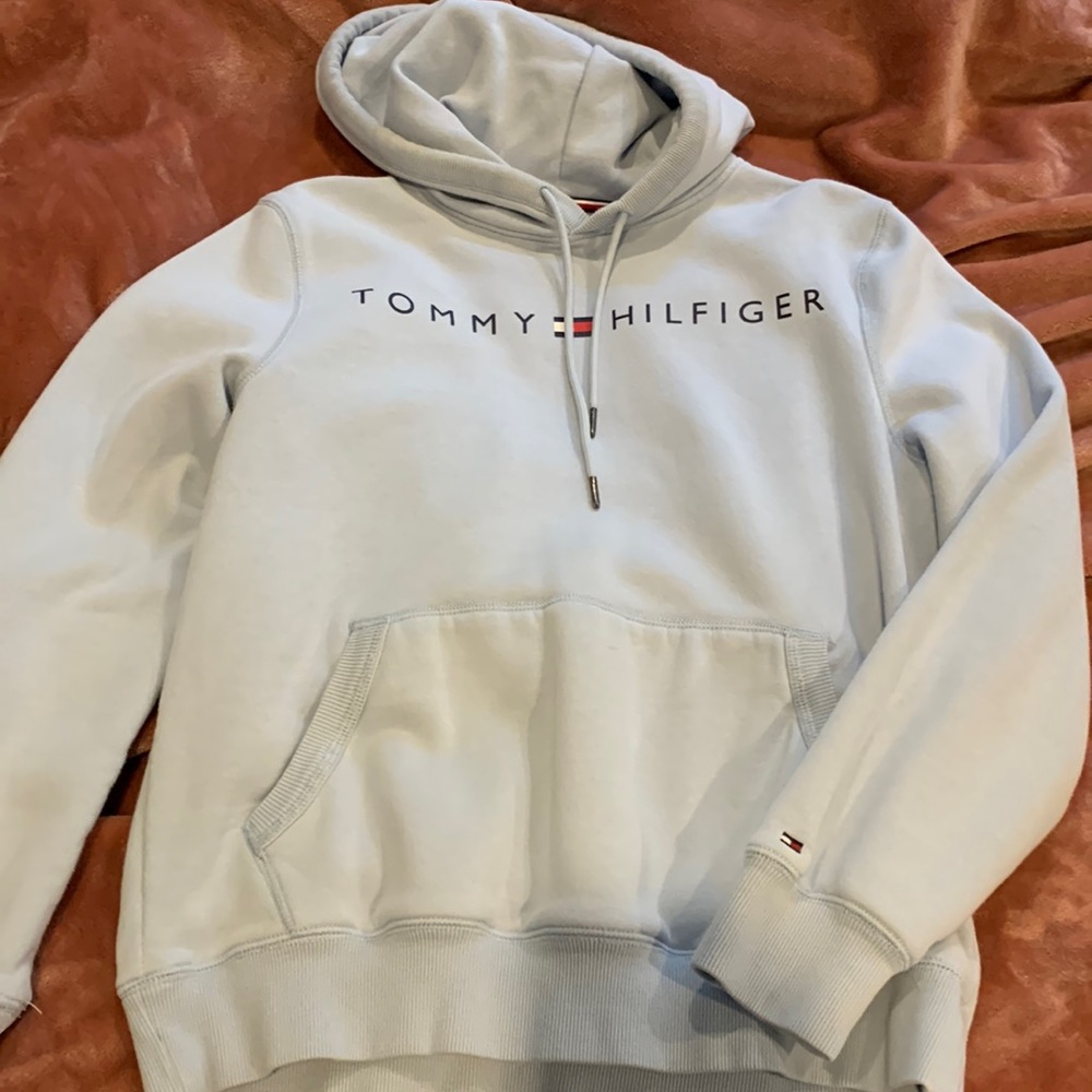 Powder blue hoodie